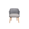 Simple design Upholstered seat arm fabric leisure chair